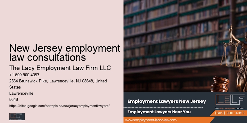 Employment Law Advice New Jersey employment law consultations