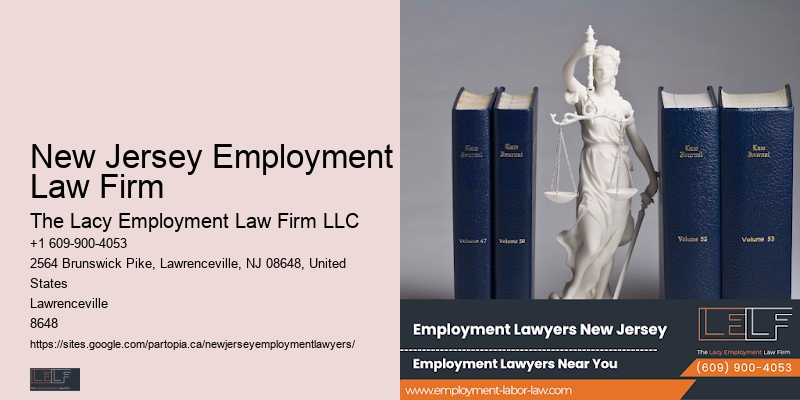 New Jersey Employment Law Firm employment legal aid services