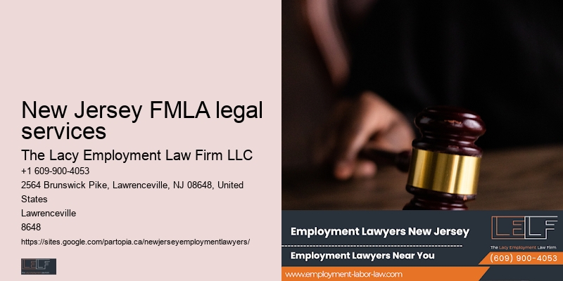 New Jersey FMLA legal services employment attorney services