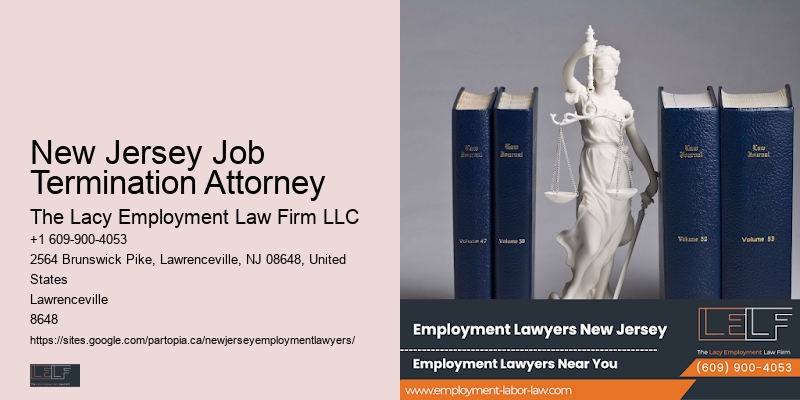 New Jersey Job Termination Attorney Employment Law Mediation
