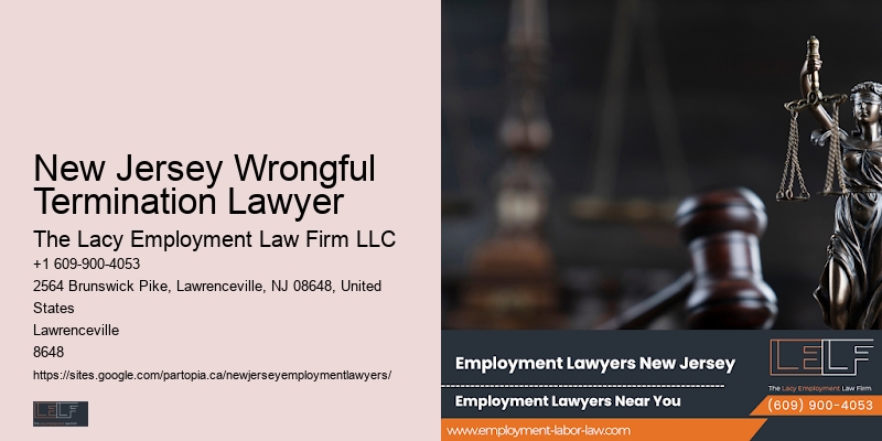 New Jersey Wrongful Termination Lawyer
