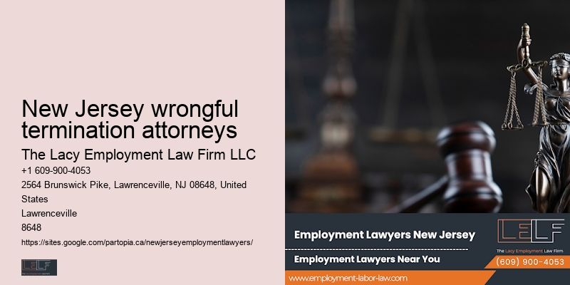 New Jersey wrongful termination attorneys