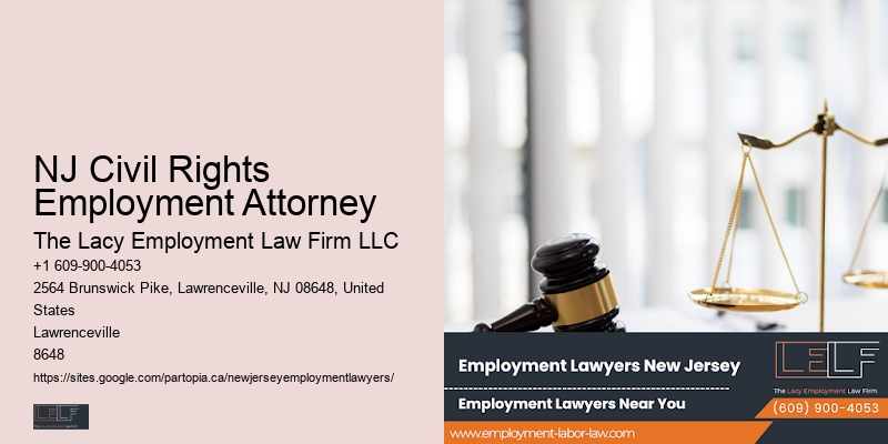 NJ Civil Rights Employment Attorney Employment Law Consultation