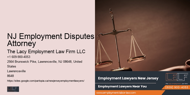 Employment law advisors NJ Employment Disputes Attorney