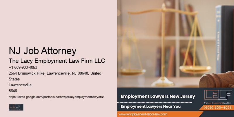 Employment Legal Services NJ Job Attorney