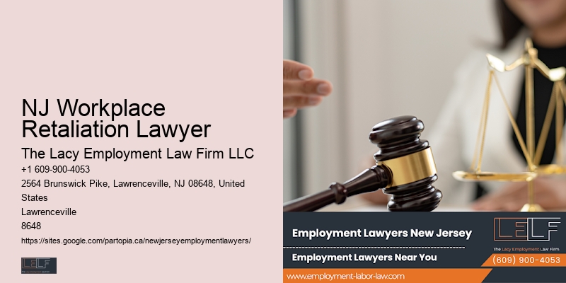 NJ Workplace Retaliation Lawyer employment law attorneys