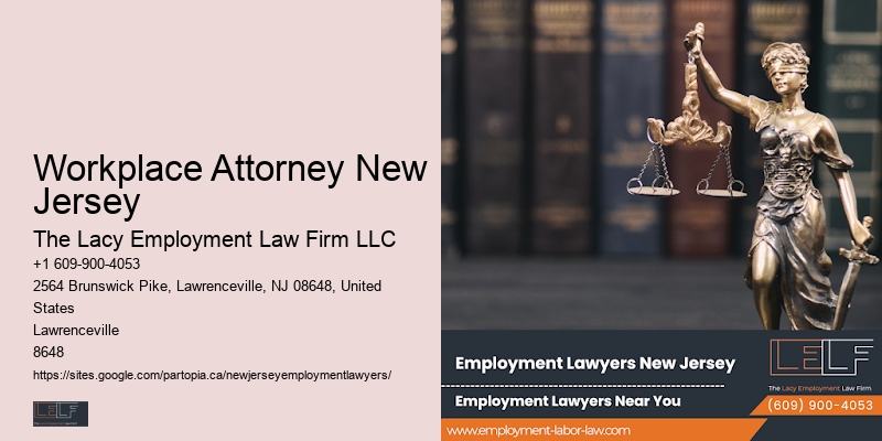 Workplace Attorney New Jersey Employment Issues Lawyer
