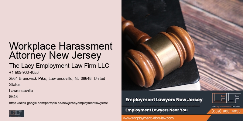 Workplace Harassment Attorney New Jersey employment discrimination legal help