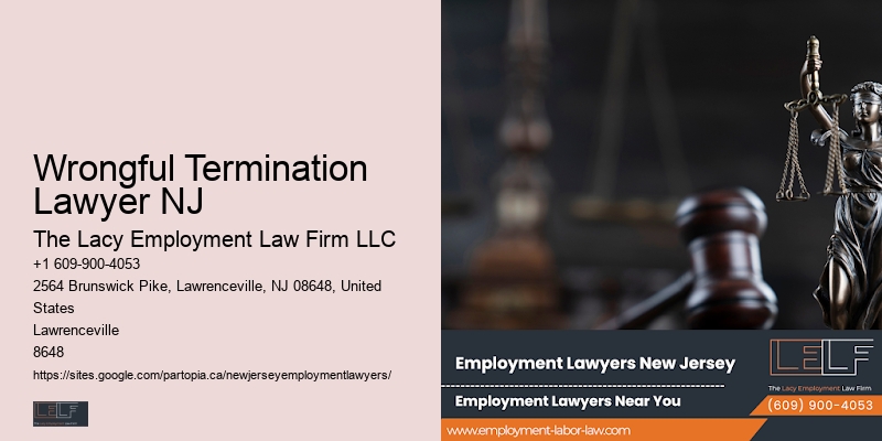 Wrongful Termination Lawyer NJ