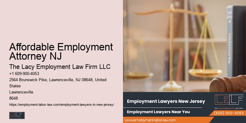 Proactive Employment Law Lawyer Affordable Employment Attorney NJ