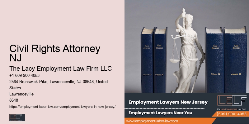 Civil Rights Attorney NJ Workplace Legal Support