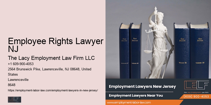 Employee Rights Lawyer NJ Workplace Legal Services