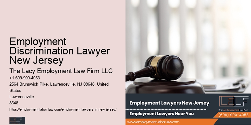 Wrongful Termination Lawyer Employment Discrimination Lawyer New Jersey