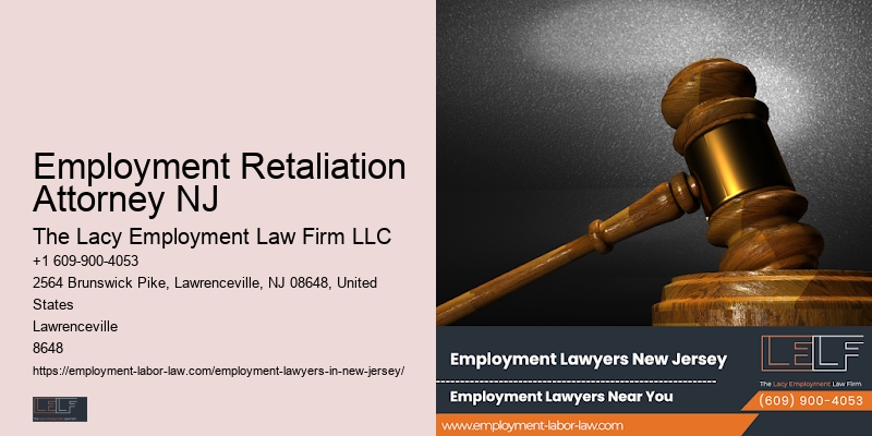Employment Retaliation Attorney NJ Employment Law Office