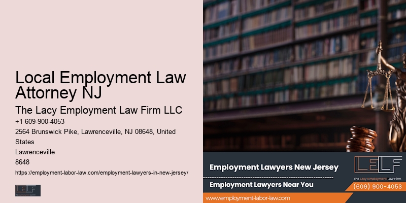 Local Employment Law Attorney NJ Civil Rights in Employment Lawyer