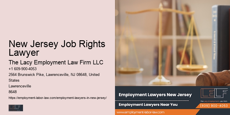 New Jersey Job Rights Lawyer Employment Law Advisor