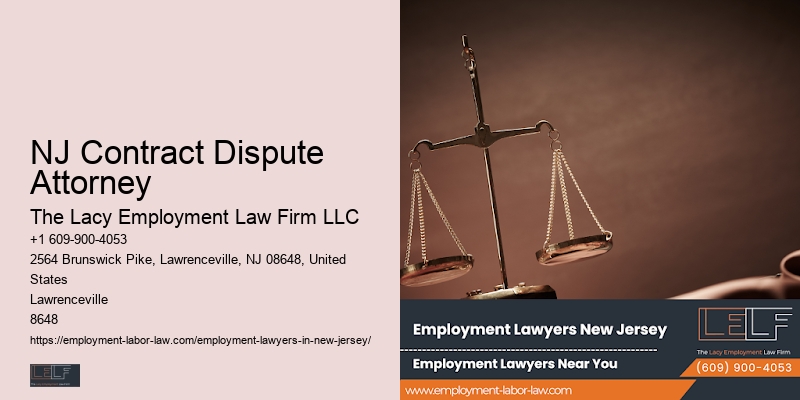 NJ Contract Dispute Attorney Employment Lawyer