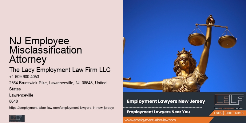 NJ Employee Misclassification Attorney Employment Legal Aid