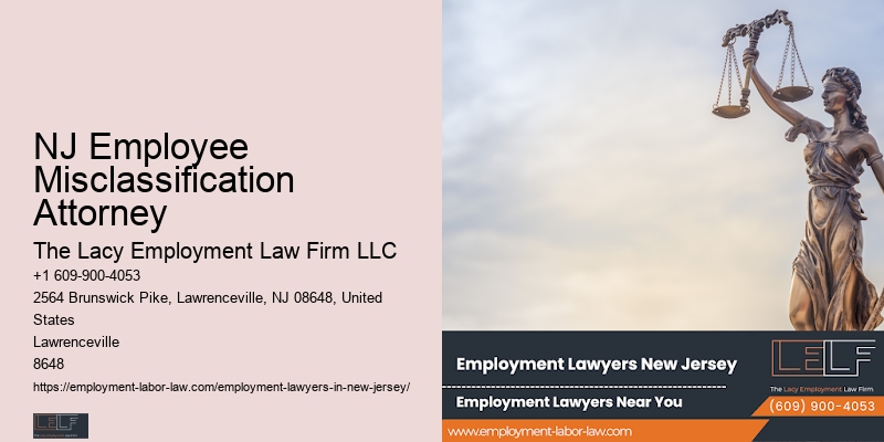 Workplace Mediation Attorney NJ Employee Misclassification Attorney