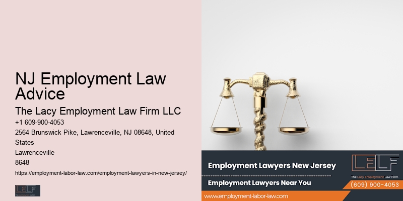 NJ Employment Law Advice Unjust Termination Lawyer