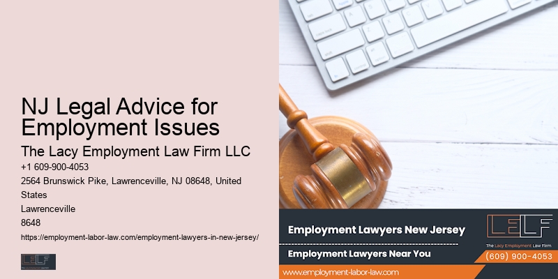 NJ Legal Advice for Employment Issues Employment Law Advocate