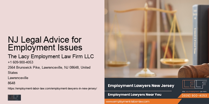 NJ Legal Advice for Employment Issues Employee Termination Law Expert
