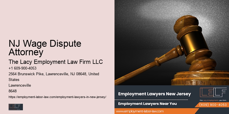 Affordable Employment Attorney NJ Wage Dispute Attorney