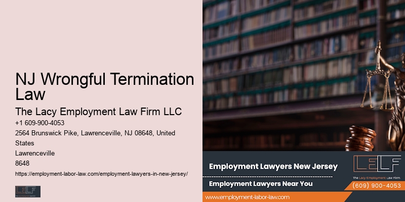 Premier Employment Law Attorney NJ Wrongful Termination Law