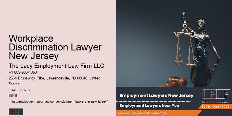 Workplace Discrimination Lawyer New Jersey Employment Law Enforcement