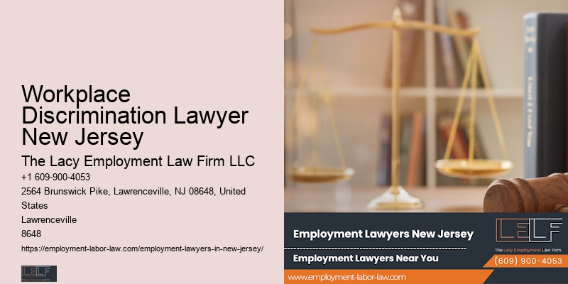 Workplace Discrimination Lawyer New Jersey Employment Legal Representation