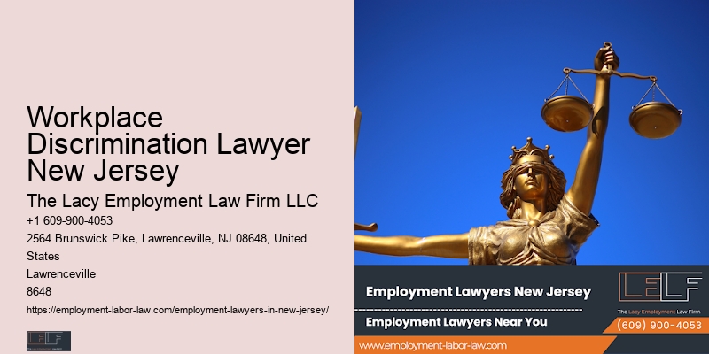 Retaliatory Termination Attorney Workplace Discrimination Lawyer New Jersey