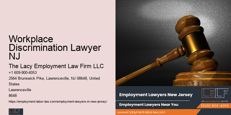 Workplace Discrimination Lawyer NJ Workplace Legal Advice
