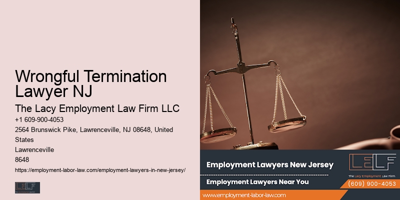 Wrongful Termination Lawyer NJ Workplace Lawyer