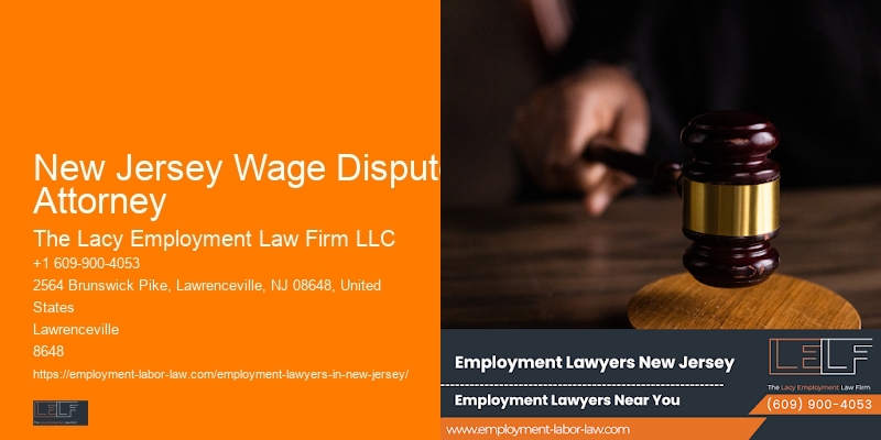 New Jersey Wage Dispute Attorney