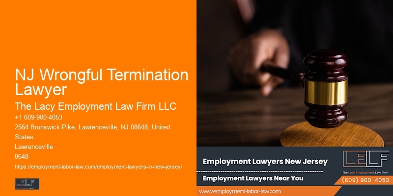 NJ Wrongful Termination Lawyer