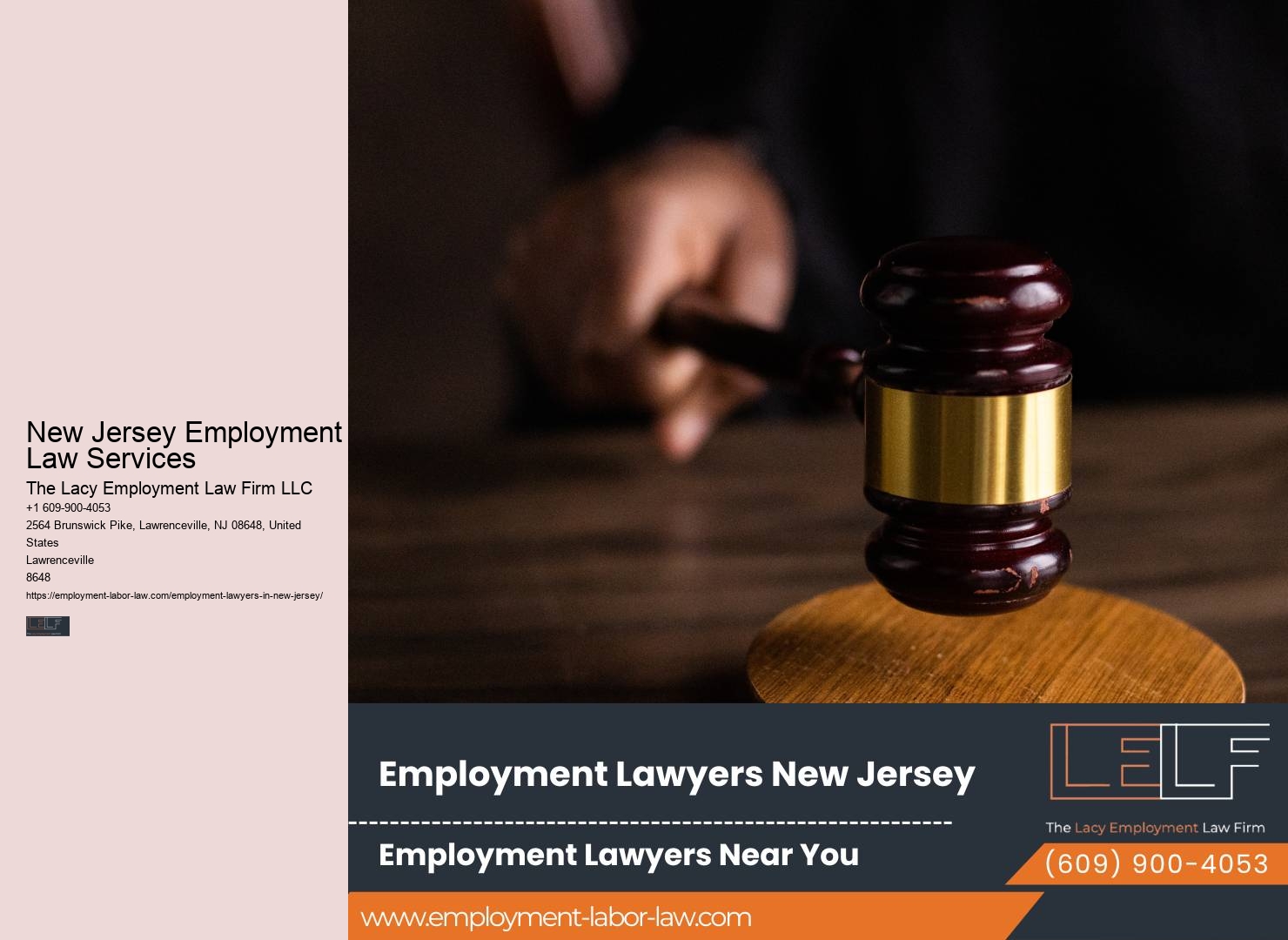 New Jersey Employment Law Services Employment Rights Lawyer