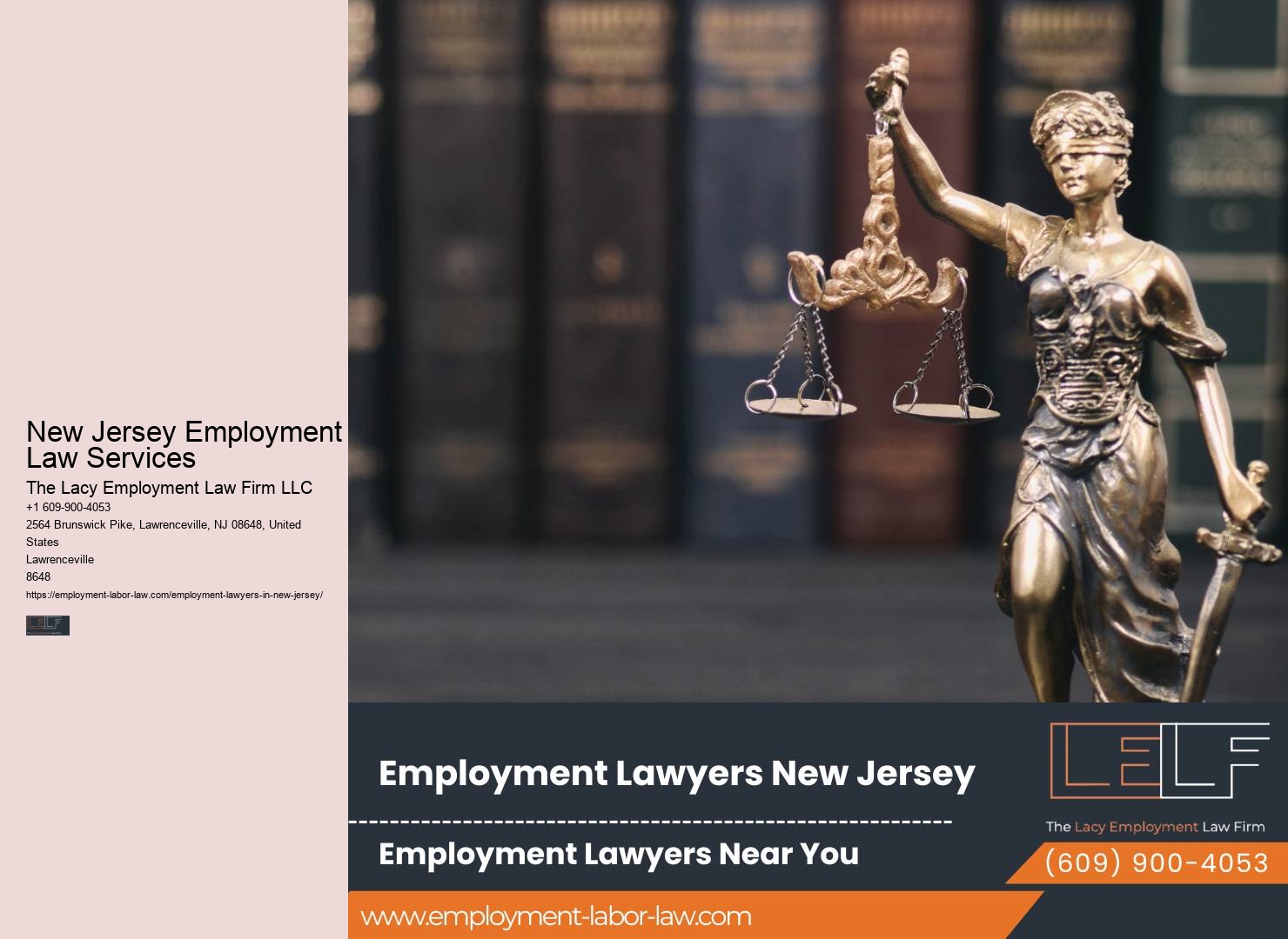 New Jersey Employment Law Services Workplace Lawyer Consultation