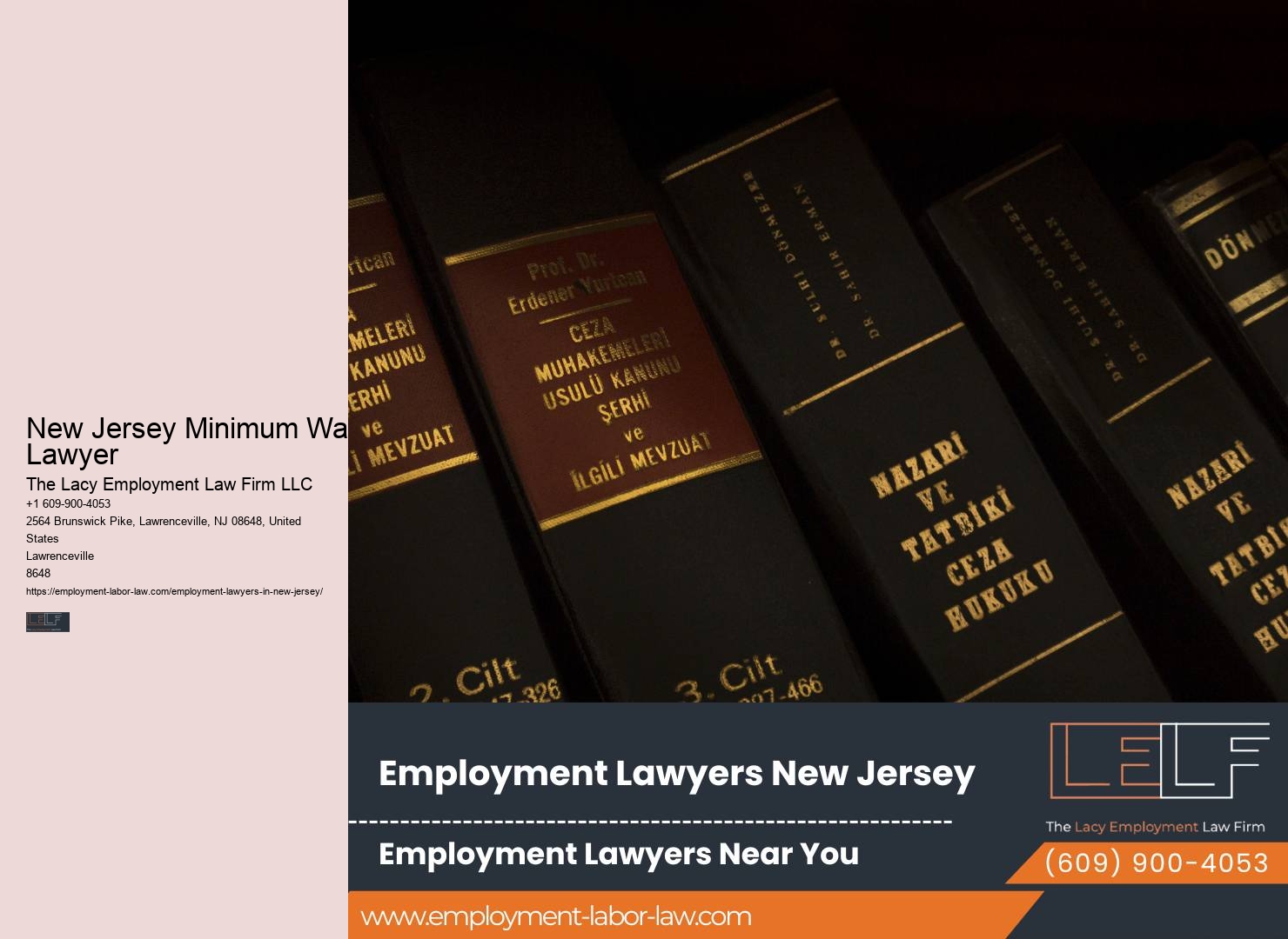 NJ Employment Legal Advice Services