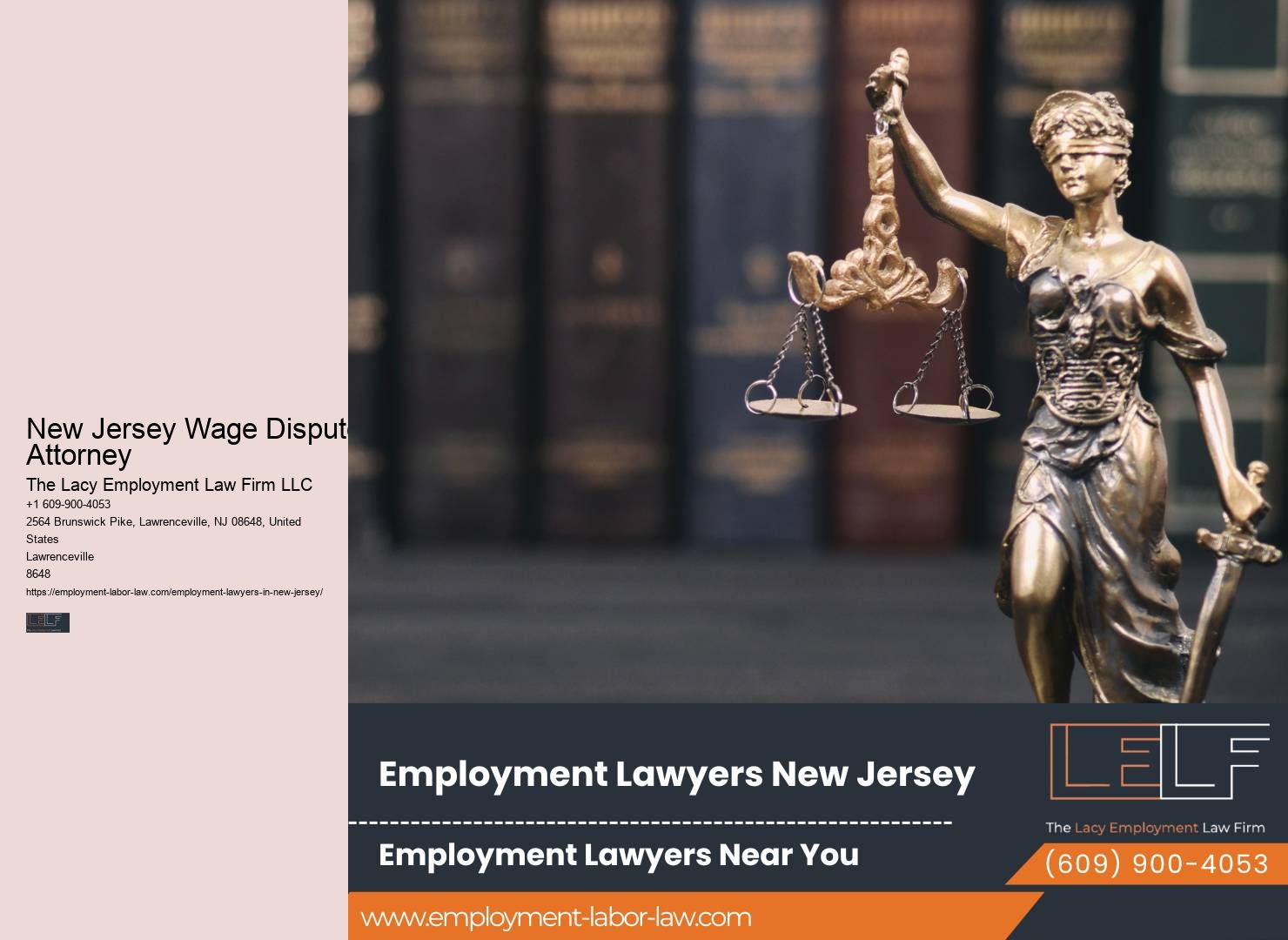New Jersey Wage Dispute Attorney Employment Legal Specialist