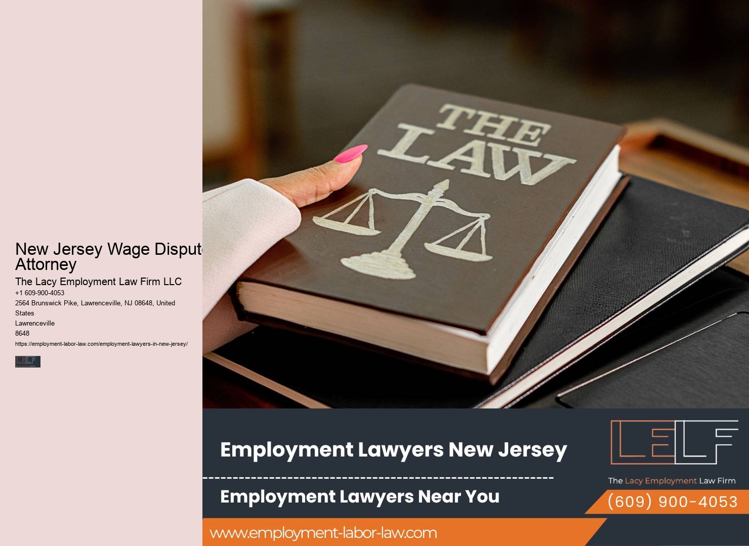 New Jersey Wage Dispute Attorney Employment Defense