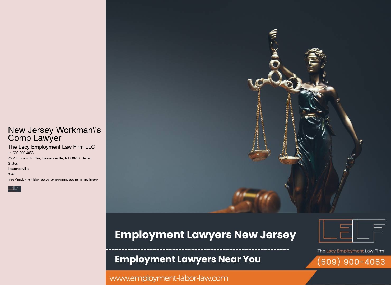 New Jersey Workman's Comp Lawyer Employment Law Services Near Me
