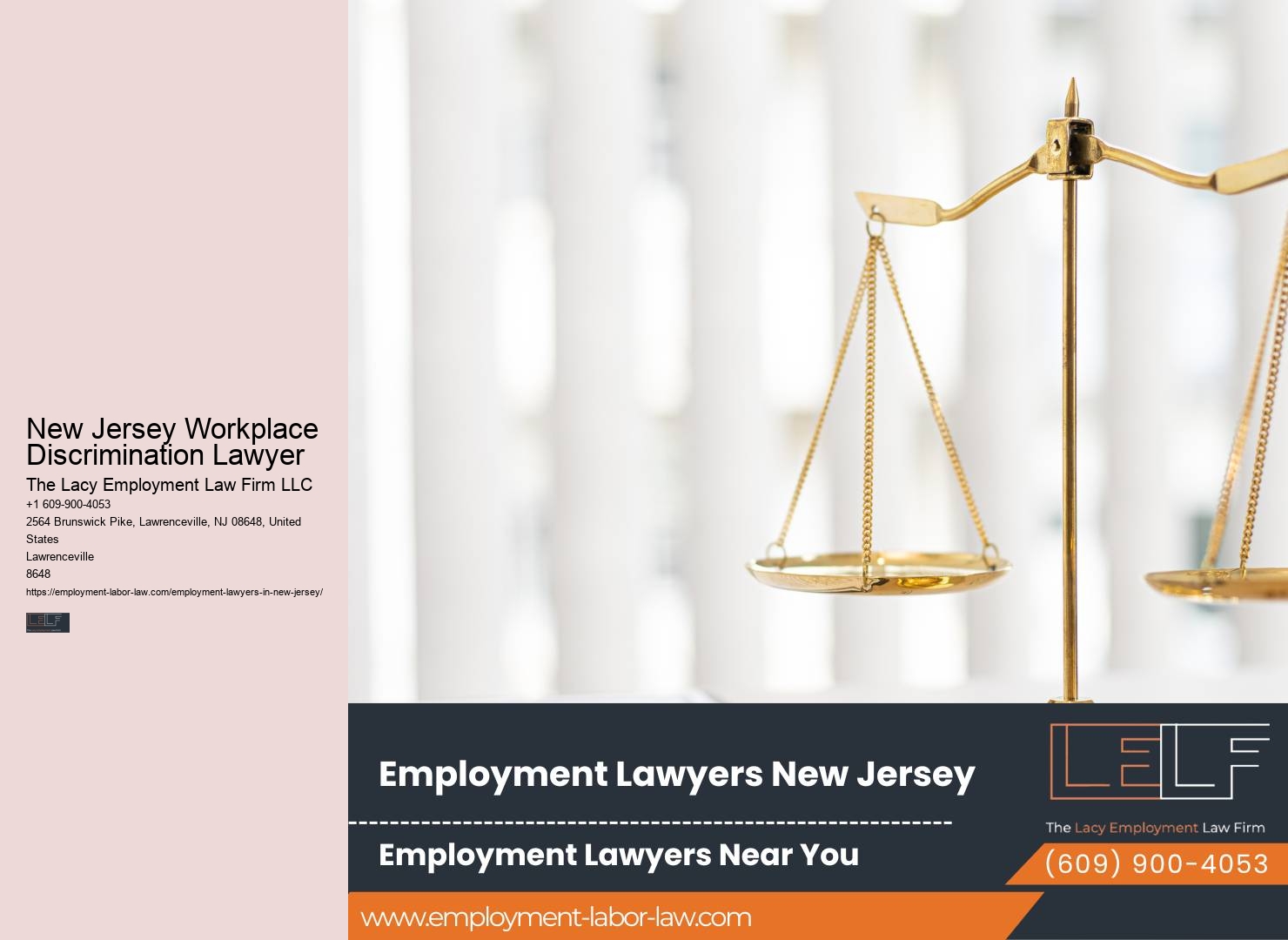 NJ Employment Legal Representation