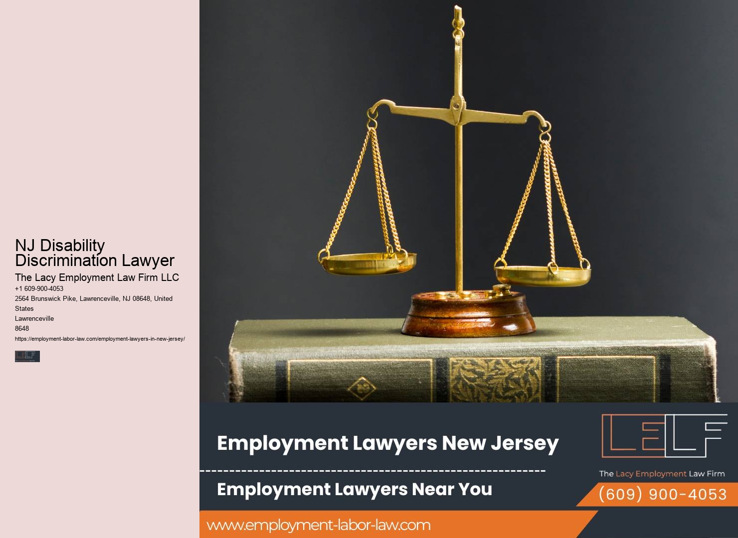 NJ Employment Legal Rights Attorney