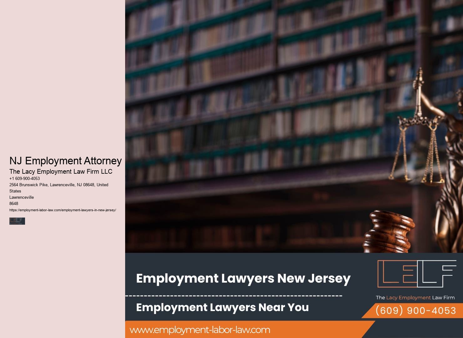 NJ Employment Discrimination Lawyer