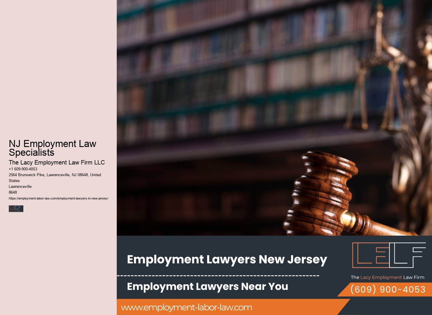 NJ Employment Law Specialists Employment Legal Expert