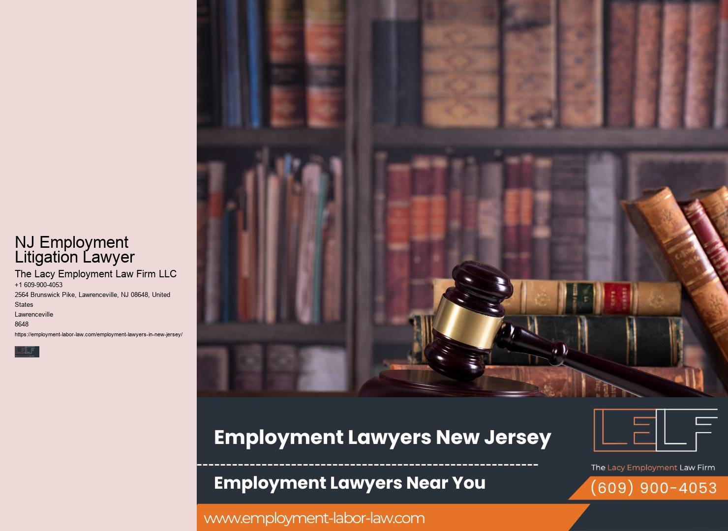 NJ Employment Litigation Lawyer Employment Law Help