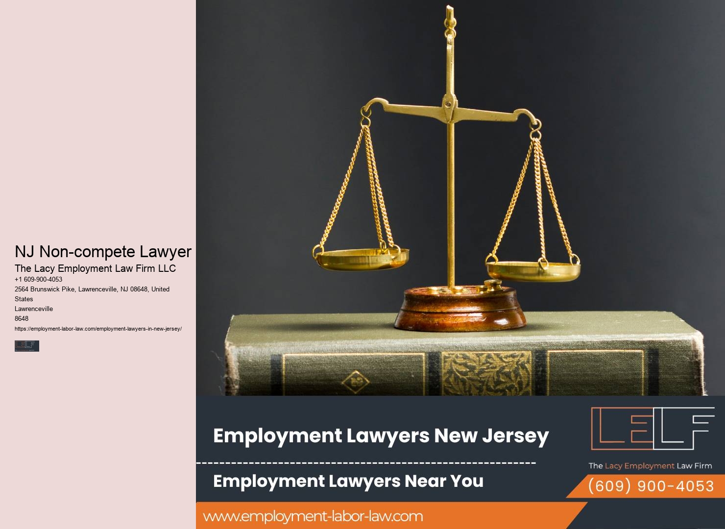 Employment Law Representation NJ