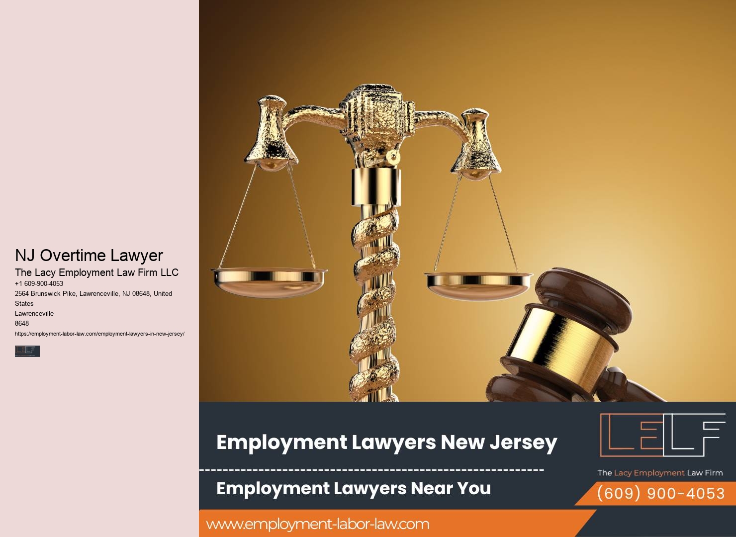 NJ Overtime Lawyer Job Rights Legal Counsel