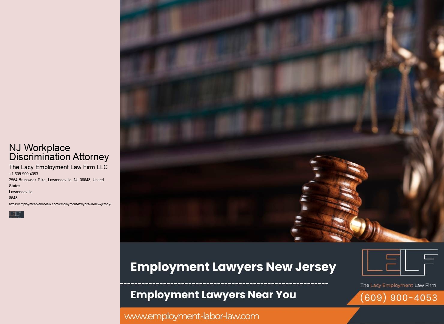 NJ Workplace Discrimination Attorney Employee Legal Advice