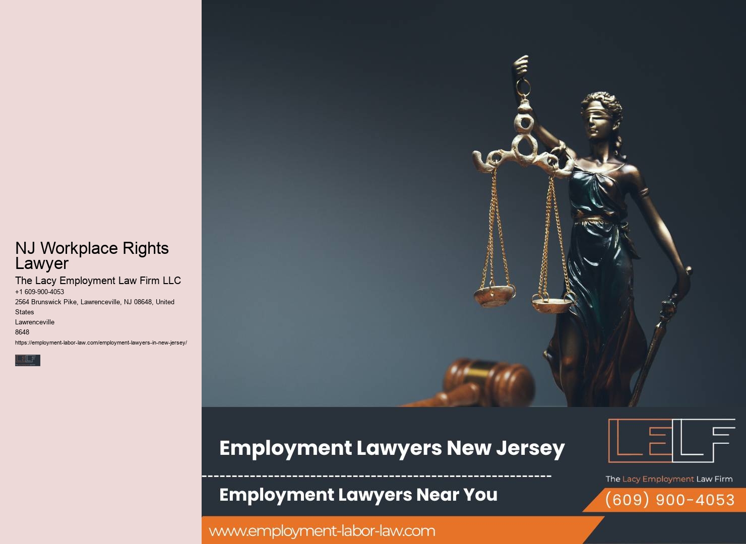 NJ Workplace Rights Lawyer Fair Employment Attorney